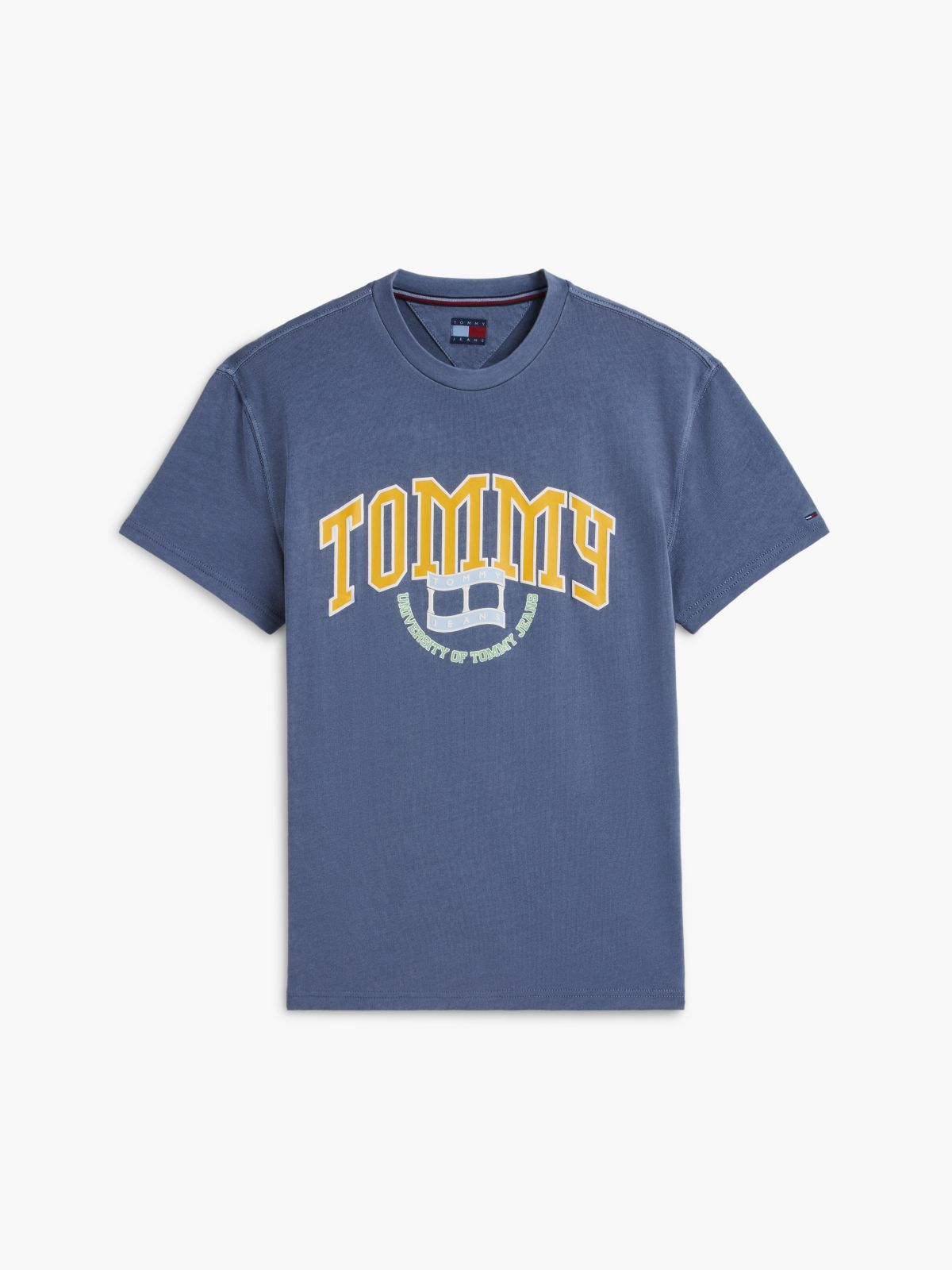 Tommy Jeans Varsity Logo T-Shirt — Light Indigo