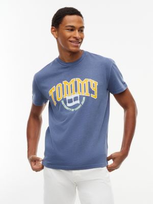 Tommy Jeans Varsity Logo T-Shirt, Ice Grey Heather