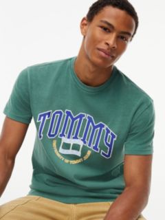 Tommy Jeans Varsity Logo T-Shirt — Velvet Green 3