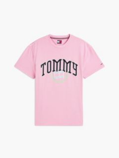 Tommy Jeans Varsity Logo T-Shirt — Rose Tea 5