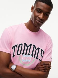 Tommy Jeans Varsity Logo T-Shirt — Rose Tea 3