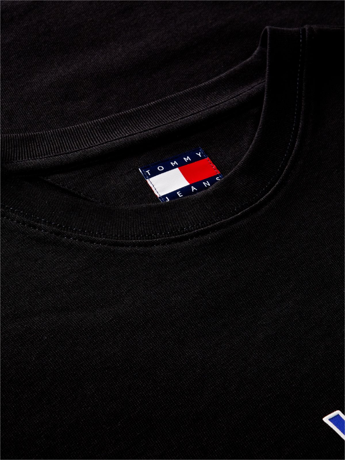 Tommy Jeans Shadow Logo T-Shirt — Black