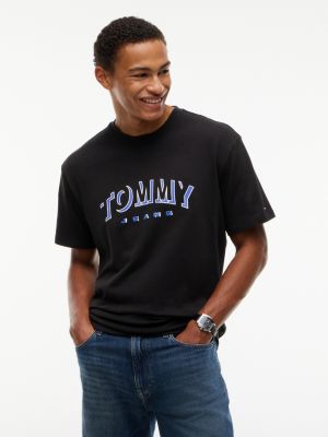Tommy Jeans Shadow Logo T-Shirt, Black