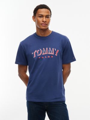 Tommy Jeans Shadow Logo T-Shirt, Basic Navy