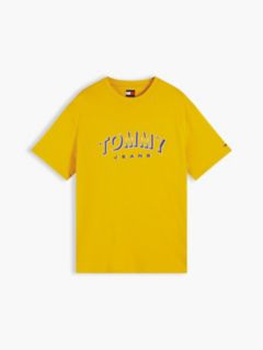 Tommy Jeans Shadow Logo T-Shirt — Countryside Yellow 5