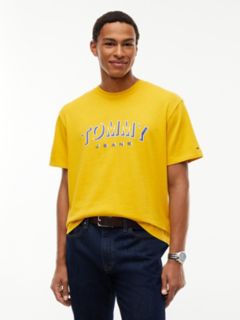 Tommy Jeans Shadow Logo T-Shirt — Countryside Yellow 1