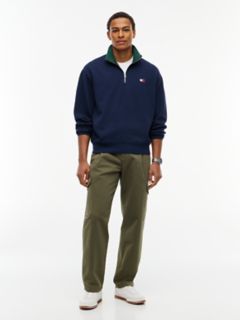 Tommy Jeans Flag Quarter-Zip Sweatshirt — Dark Blue 2