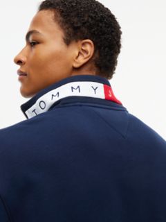Tommy Jeans Flag Quarter-Zip Sweatshirt — Dark Blue 3