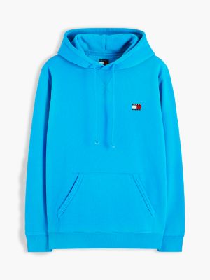Мужское худи Tommy Jeans Badge, цвет: Синий — фото 5
