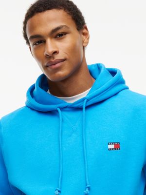 Мужское худи Tommy Jeans Badge, цвет: Синий — фото 3