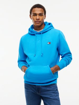 Tommy Jeans Badge Hoodie, Coastal Blue