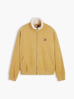 Tommy Jeans Corduroy Zip Jacket — Sandy Beige 6