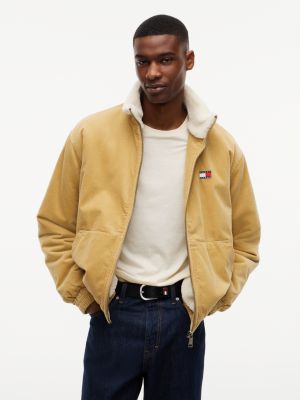 Tommy Jeans Corduroy Zip Jacket, Sandy Beige