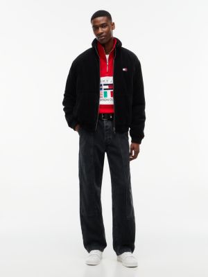 Мужская куртка Tommy Jeans Corduroy Zip, цвет: Чёрный — фото 2