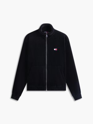 Мужская куртка Tommy Jeans Corduroy Zip, цвет: Чёрный — фото 6