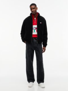 Tommy Jeans Corduroy Zip Jacket — Black 2