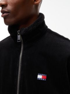 Tommy Jeans Corduroy Zip Jacket — Black 3