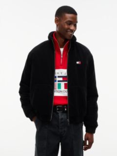 Tommy Jeans Corduroy Zip Jacket — Black 1