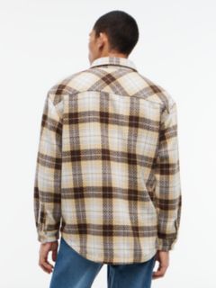 Tommy Jeans Check Overshirt — Sandy Beige 5