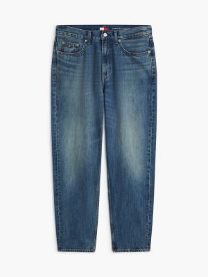 Мужские джинсы Tommy Jeans Tapered Straight Jean, цвет: Джинсовый тёмный — фото 5