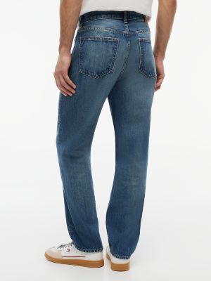 Мужские джинсы Tommy Jeans Tapered Straight Jean, цвет: Джинсовый тёмный — фото 4