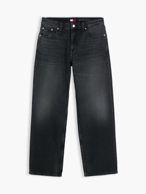 Мужские джинсы Tommy Jeans Loose Straight Jean, цвет: Джинсовый чёрный — фото 7