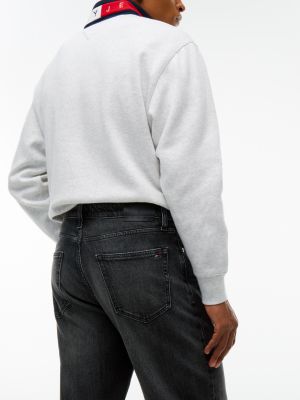 Мужские джинсы Tommy Jeans Loose Straight Jean, цвет: Джинсовый чёрный — фото 4