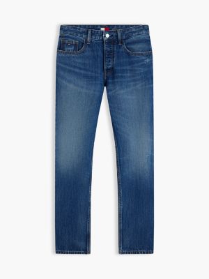 Мужские джинсы Tommy Jeans Tapered Relaxed Jean, цвет: Средняя варка — фото 7