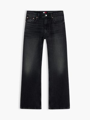 Мужские джинсы Tommy Jeans Slim Bootcut Jean, цвет: Чёрный — фото 7