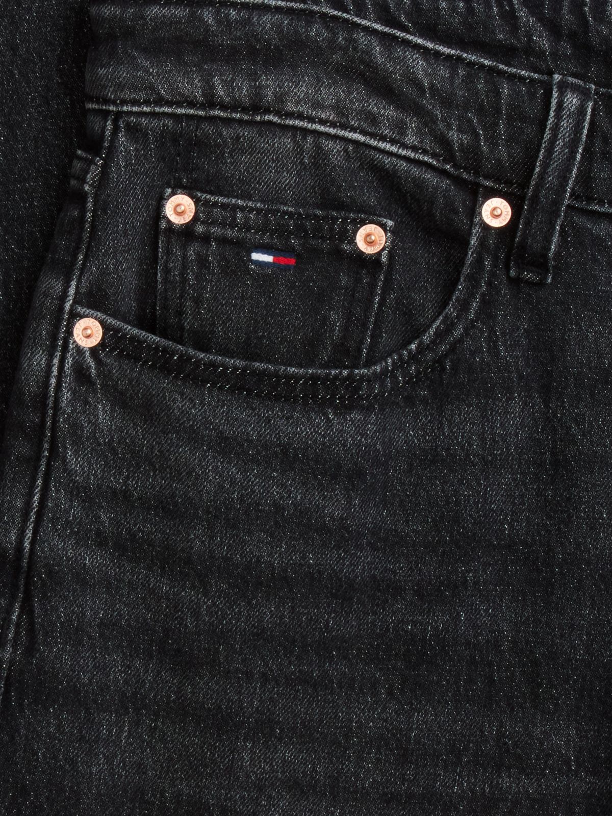 Tommy Jeans Slim Bootcut Jean — Black