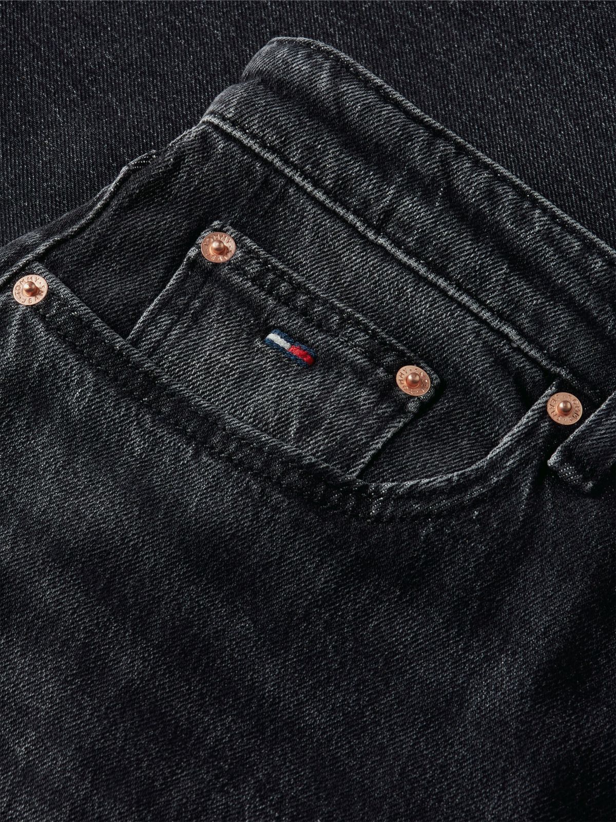 Tommy Jeans Slim Bootcut Jean — Black