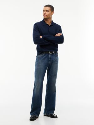 Мужские джинсы Tommy Jeans Slim Bootcut Jean, цвет: Джинсовый тёмный — фото 2