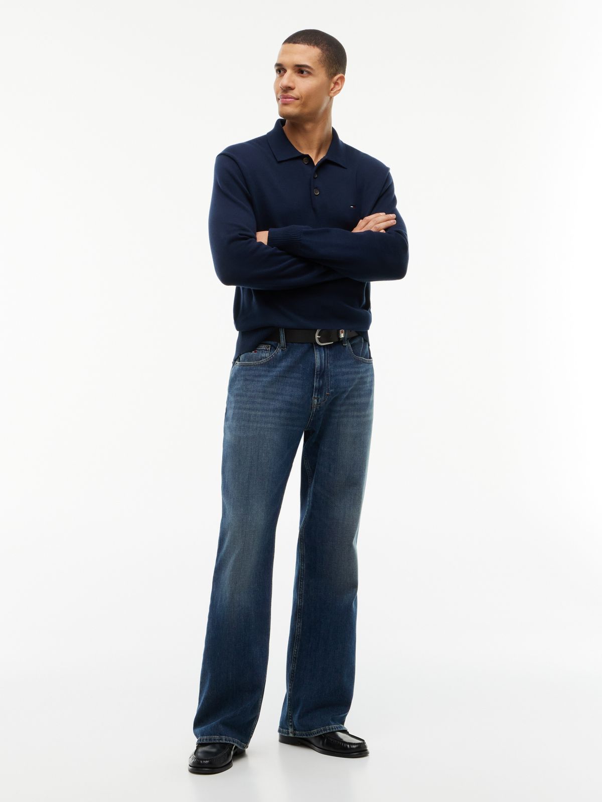 Tommy Jeans Slim Bootcut Jean — Denim Dark