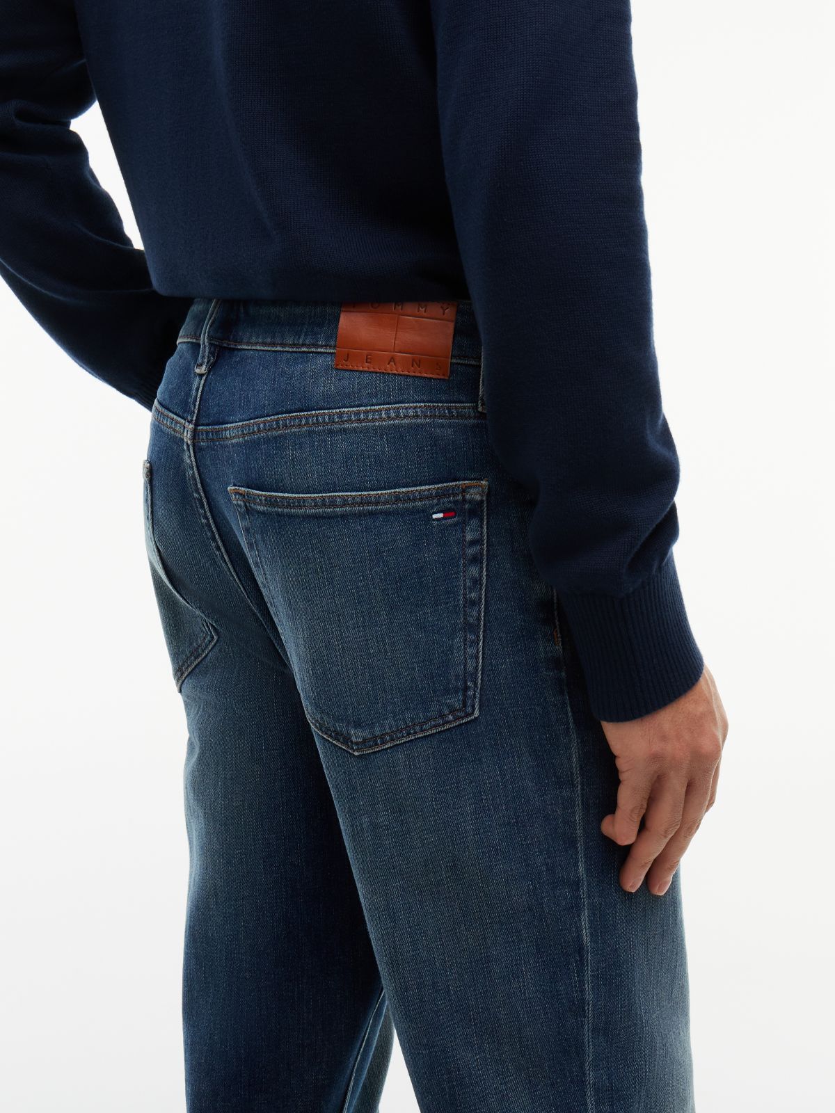 Tommy Jeans Slim Bootcut Jean — Denim Dark