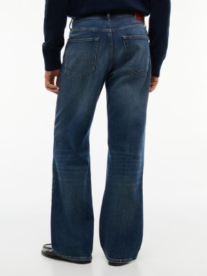 Мужские джинсы Tommy Jeans Slim Bootcut Jean, цвет: Джинсовый тёмный — фото 6