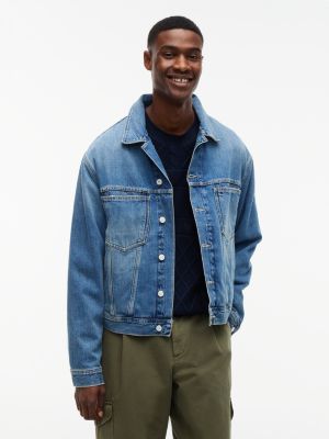 Tommy Jeans Archive Flag Denim Jacket, Medium Wash