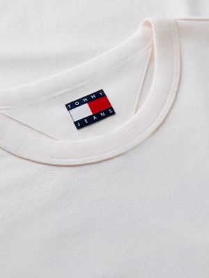 Мужская футболка Tommy Jeans Back Graphic, цвет: Молочный белый — фото 6