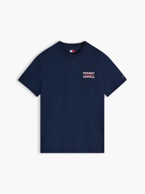 Мужская футболка Tommy Jeans Back Logo, цвет: Тёмный синий — фото 5