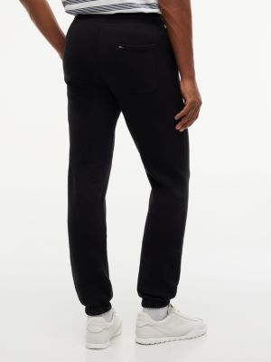 Мужские брюки Tommy Jeans Slim Fit Jogger Sweatpant, цвет: Чёрный — фото 4