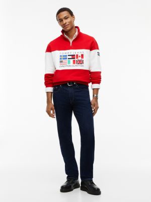 Мужские джинсы Tommy Hilfiger Tommy Jeans Multiflag Outdoor Logo Quarter-Zip — фото 2