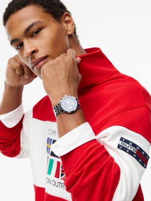 Мужские джинсы Tommy Hilfiger Tommy Jeans Multiflag Outdoor Logo Quarter-Zip — фото 3