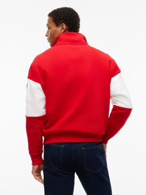 Мужские джинсы Tommy Hilfiger Tommy Jeans Multiflag Outdoor Logo Quarter-Zip — фото 4