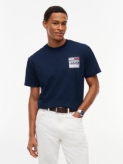 Tommy Jeans Relaxed Outdoor Logo T-Shirt — Dark Blue 1