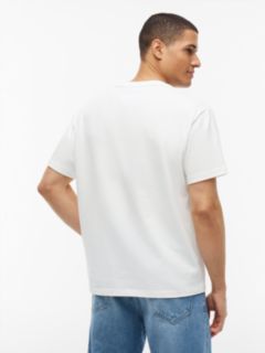 Tommy Jeans Relaxed Outdoor Logo T-Shirt — Ecru 4