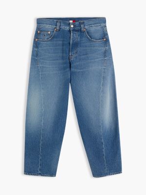 Мужские джинсы Tommy Jeans Lightweight Barrel Jean, цвет: Средняя варка — фото 7