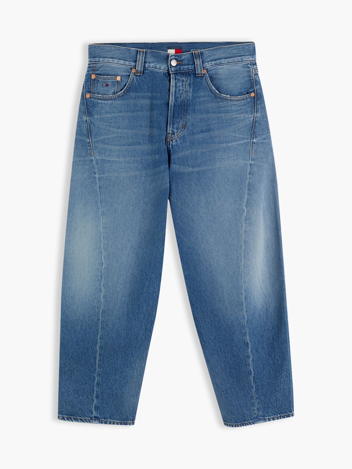 Tommy Jeans Lightweight Barrel Jean — Medium Wash