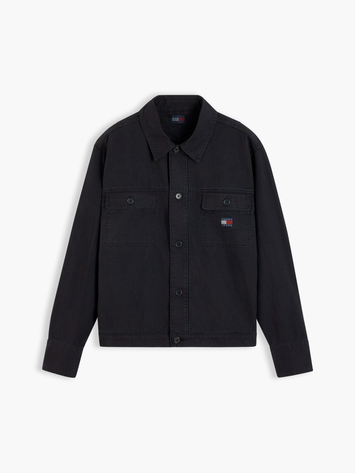 Tommy Jeans Utility Overshirt — Black