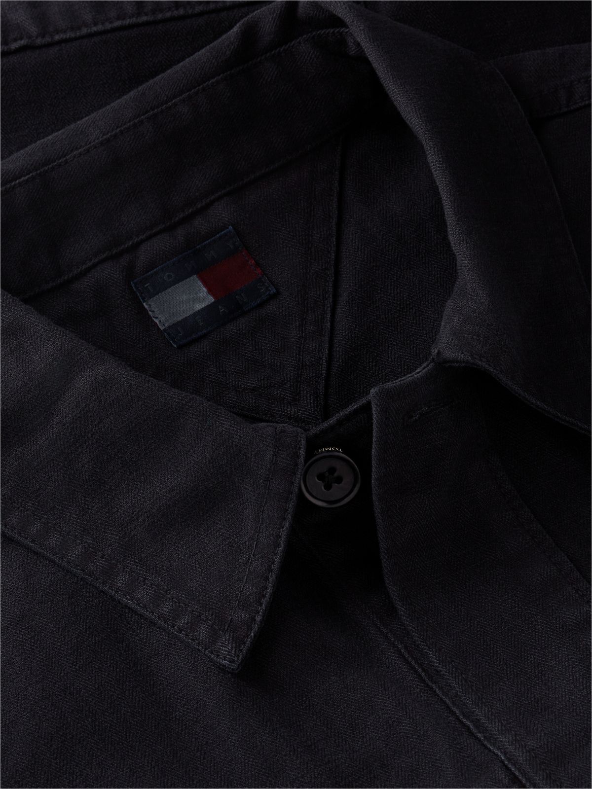 Tommy Jeans Utility Overshirt — Black