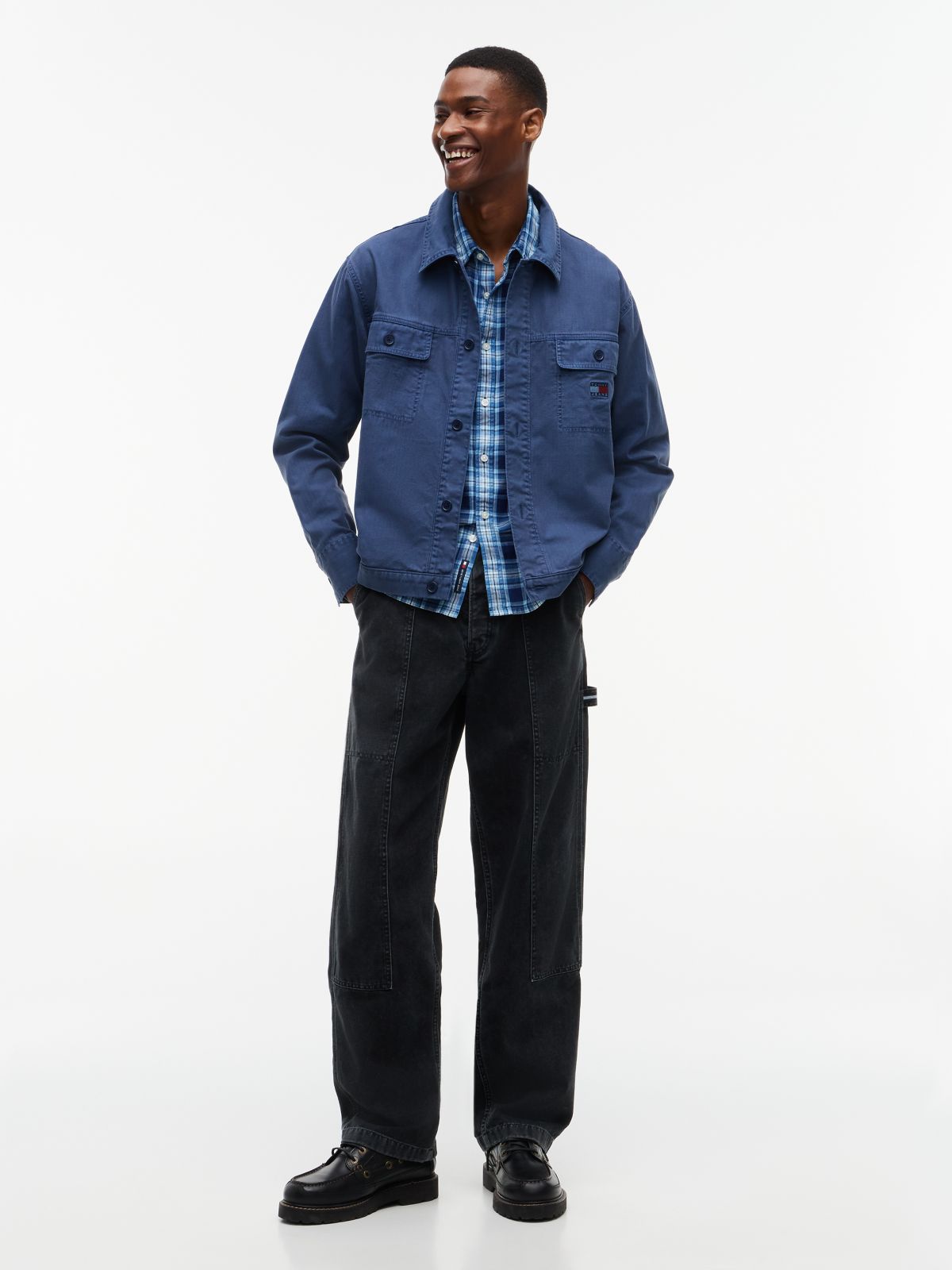 Tommy Jeans Utility Overshirt — Basic Navy