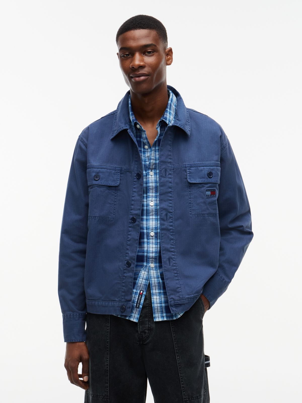 Tommy Jeans Utility Overshirt — Basic Navy